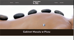 Desktop Screenshot of gabinetmasazupisz.com